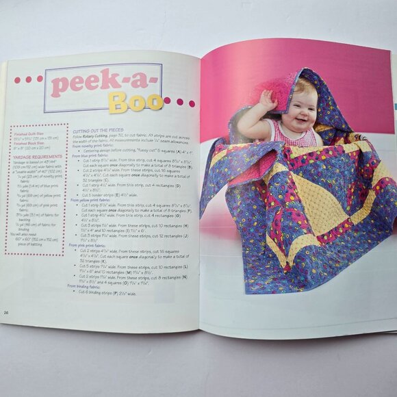 Wee Wonder Quilts Craft Book 5 Playful Projects For Infants & Toddlers Cotton Pi - Picture 4 of 15